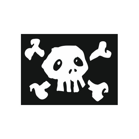 Sticker Tête de mort