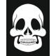 Autocollant muraux Tête de mort voiture