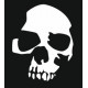 Sticker muraux Tête de mort moto
