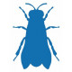 Autocollant mouche deco