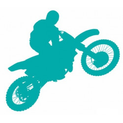Autocollant mural Moto