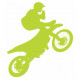 Autocollant mural Moto pas cher
