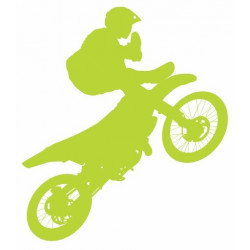 Autocollant mural Moto pas cher