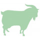 Sticker Bouc silhouette