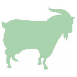 Sticker Bouc silhouette