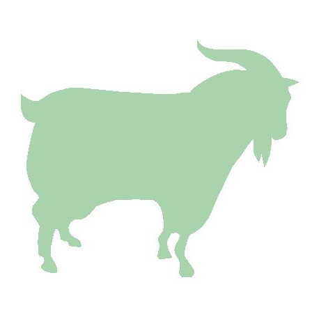 Sticker Bouc silhouette