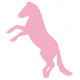 Sticker Cheval saut mural
