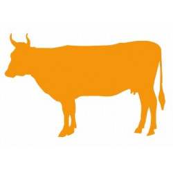 Autocollant mural Vache