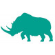 Autocollant Rhinocéros
