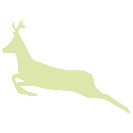 Sticker Biche saut deco