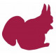 Sticker Ecureuil silhouette chambre
