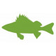 Sticker Perche silhouette