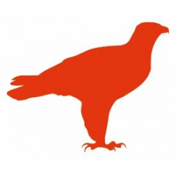 Autocollant Aigle silhouette