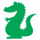Sticker Crocodile enfant