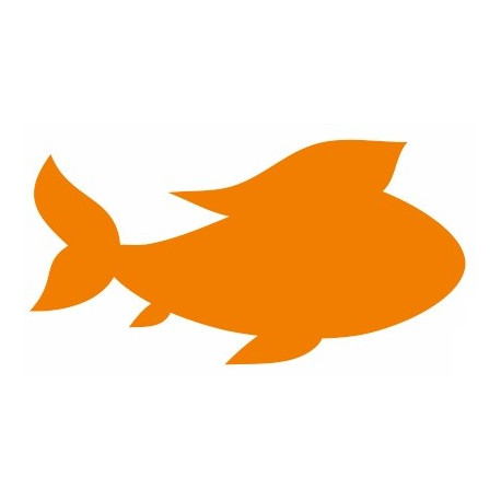 Autocollant mur Poisson