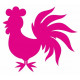 Autocollant mural Coq