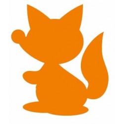 Sticker mural Renard