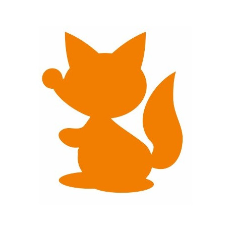 Sticker mural Renard