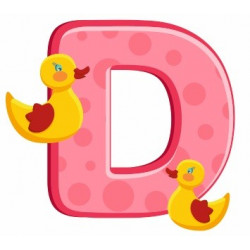 Sticker - Lettre D REFH205