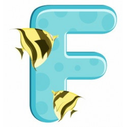 Sticker - Lettre F REFH207