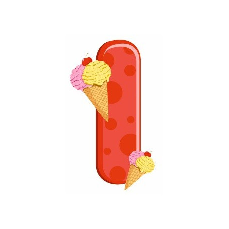 Sticker - Lettre I REFH210