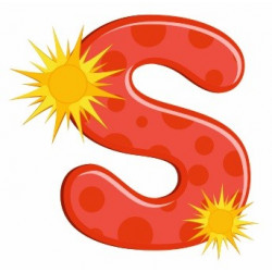 Sticker - Lettre S REFH220