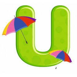 Sticker - Lettre U REFH222