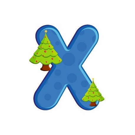 Sticker - Lettre X REFH225