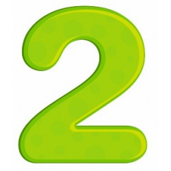 Sticker - Chiffre 2 REFH230