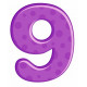 Sticker - Chiffre 9 REFH237