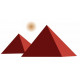 Autocollant Pyramide - Egypte
