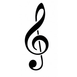 Sticker - Clef de sol REFH339