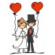 Sticker - Mariage (REFH652