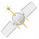 Sticker Satellite spatial
