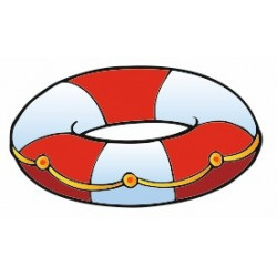 Sticker - Pirate bouée de sauvetage (REFH689