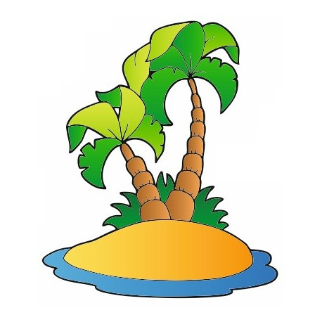 Sticker - Pirate Ile aux trésors (REFH692