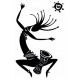 Sticker - Afrique danse Tam Tam (REFH697
