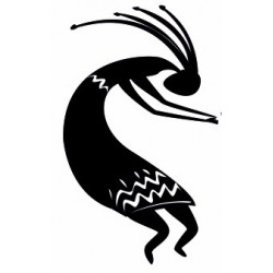 Autocollant mural Africain danseur