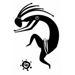 Autocollant mural Africaine danseuse