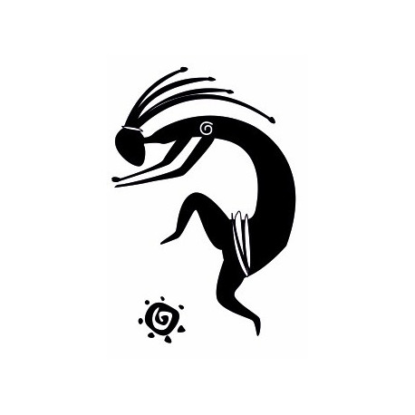 Autocollant mural Africaine danseuse