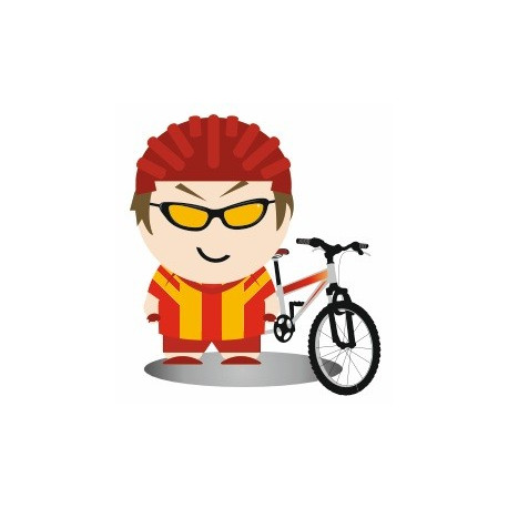 Sticker - Joueur Cycliste (REFH704