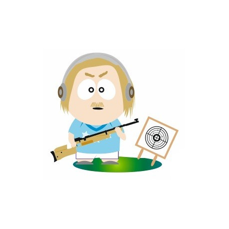 Sticker - Joueur Tir à la carabine (REFH710