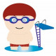 Sticker - Joueur de Piscine (REFH712