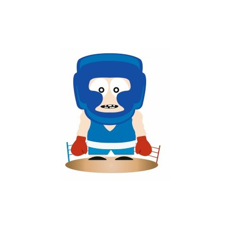 Sticker - Joueur de Boxe Française (REFH713