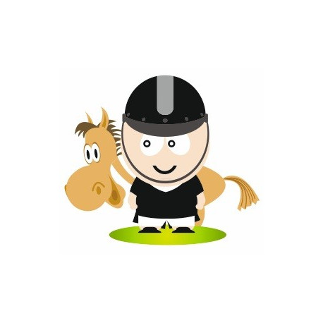 Sticker - Joueur Equitation (REFH718