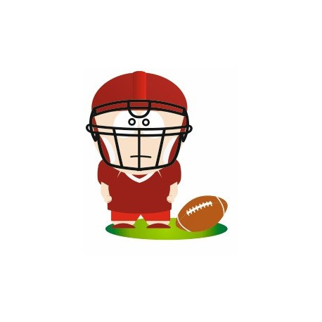 Sticker - Joueur de Rugby (REFH724
