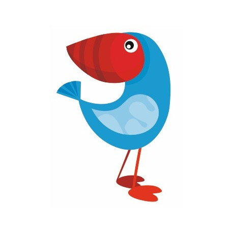 Autocollant mural Perroquet