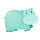 Autocollant mural Hippopotame