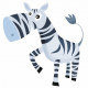 Autocollant Zèbre