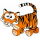 Autocollant mural Tigre